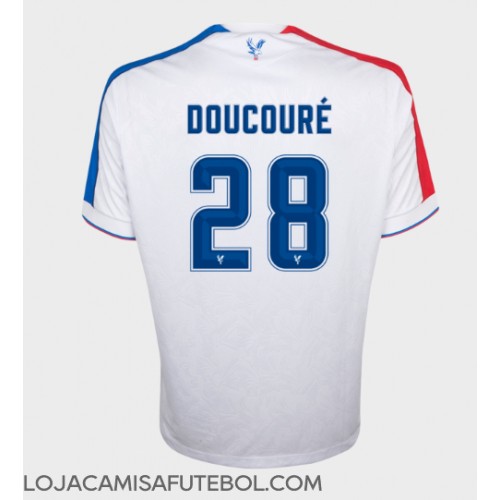 Camisa de Futebol Crystal Palace Cheick Doucoure #28 Equipamento Alternativo 2025-26 Manga Curta